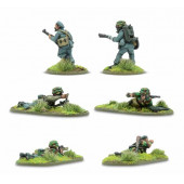 Italian Paracadutisti flamethrower, sniper & light mortar teams. Bolt Action.