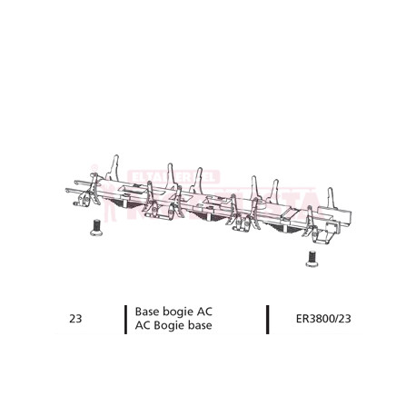 Base bogie AC para 303 de RENFE.