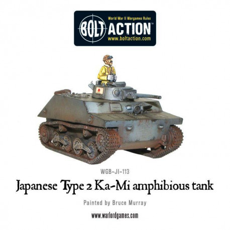 Tanque anfibio japonés Tipo 2 Ka-Mi. Bolt Action.