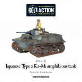 Japanese Type 2 Ka-Mi amphibious tank. Bolt Action.