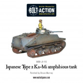 Japanese Type 2 Ka-Mi amphibious tank. Bolt Action.