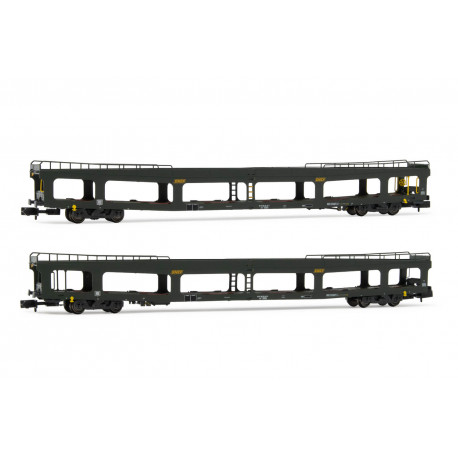 Plataforma portacoches DD DEV 66 (x2). SNCF.