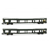 Plataforma portacoches DD DEV 66 (x2). SNCF.