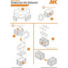 Cajas de productos tóxicos y peligrosos (x3).