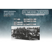 Decal set: Legion Condor halftracks license plates.