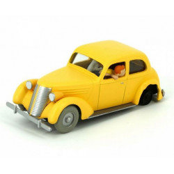 TINTIN. Coche amarillo estrellado.