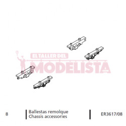 Ballestas remolque para Ferrobus 591 RENFE.