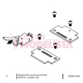 Electric coupler set for RENFE 591.