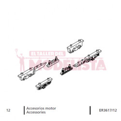 Accesorios motor para Ferrobus 591 RENFE.