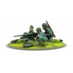 Cañón antitanque Elefantino de 47 mm del ejército italiano. Bolt Action.