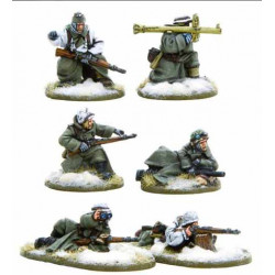 Equipos alemanes, lanzallamas y francotiradores (invierno). Bolt Action.