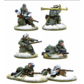 Equipos alemanes, lanzallamas y francotiradores (invierno). Bolt Action.