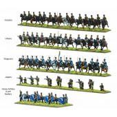 Brigada de caballería prusiana. Black Powder Epic Battles: Waterloo.