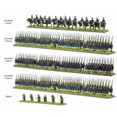 Brigada Landwehr prusiana. Black Powder Epic Battles: Waterloo.