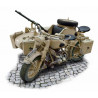 German military motorcycle with sidecar.