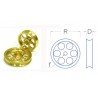 Pulley wheel, 12 mm. RB 010-12