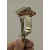 Set of 2 metal mini clamps.