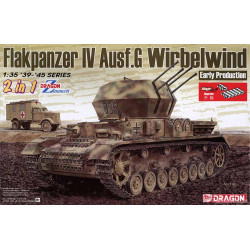 Flakpanzer IV Ausf.G Wirbelwind. Primera versión.