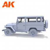 Toyota FJ43 SUV with hard top.