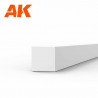 Styrene strip 2 X 2 mm.