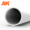 Styrene hollow tube 5 diameter x 350 mm.