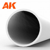 Styrene tube 6 diameter x 350 mm.