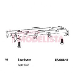 Base de bogie para 281 RENFE.