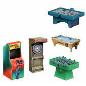 Arcade machines.