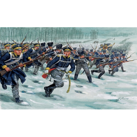 Prussian infantry.