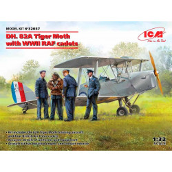 DH.82A Tiger Moth con cadetes.