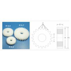 Engranaje de 18,2 mm y 24 dientes. RB 034-24