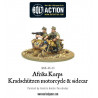 Afrika Korps Kradschutzen motorcycle and sidecar. Bolt Action.