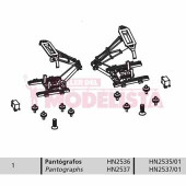 Pantographs for 269, RENFE.