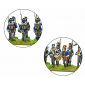 Napoleonic Belgian Line Infantry (march attack).