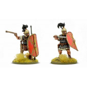 SPQR: Legiones de César - Legionarios con gladius y honda.