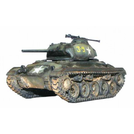 Carro ligero estadounidense M24 Chaffee. Bolt Action.