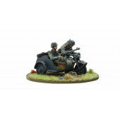 Blitzkrieg German Kradschutzen Combinación de motocicletas. Bolt Action.