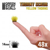 Thorny Scrubs, yellow thorns.