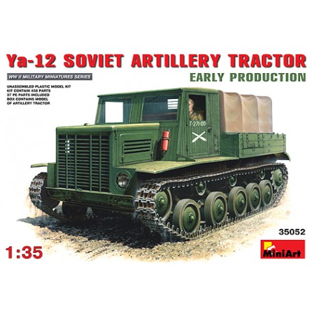 Ya-12 soviet artillery tractor (versión inicial). MINIART 35052