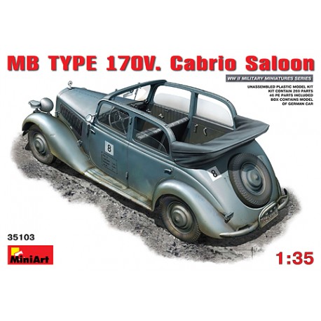 MB type 170V. Cabrio Saloon. MINIART 35103