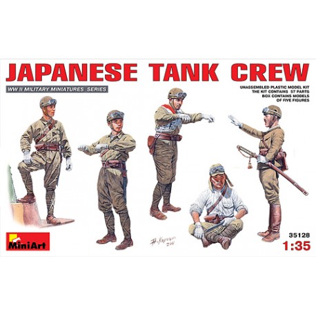 Japanese tank crew. MINIART 35128