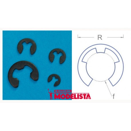 Cepo para ejes (x10). 4,4 mm. RB 092-19