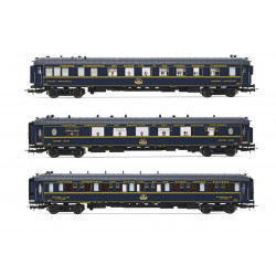 Set de 3 coches CIWL, "Train Bleu".