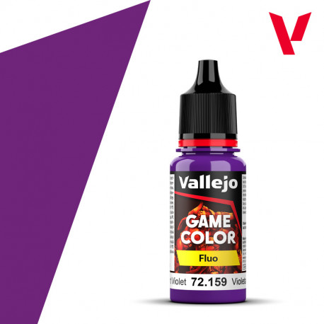 Violeta fluorescente 18 ml, #105.