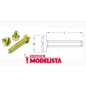 Brass screw M1,6 - 3 mm (x50). RB M16-03