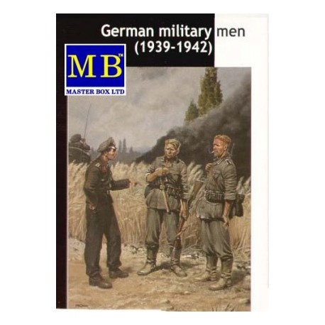 German military men (1939-1942). MASTER BOX 3510