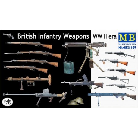 British shooting weapons. MASTER BOX 35109