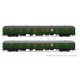 2-unit set DGDC-3000 postal van, RENFE.