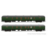 2-unit set DGDC-3000 postal van, RENFE.