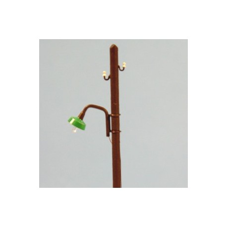 Electric pole with light. RB 2664